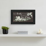 Love At Home Black Framed Print Wall Art