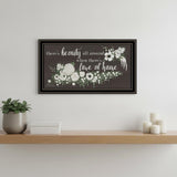 Love At Home Black Framed Print Wall Art