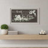 Love At Home White Framed Print Wall Art