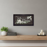 Together They Built Black Framed Print Wall Art