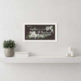 Together They Built White Framed Print Wall Art