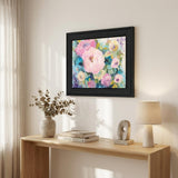 Fresh Florals Black Framed Print Wall Art
