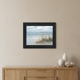 Sea Oats Black Framed Print Wall Art