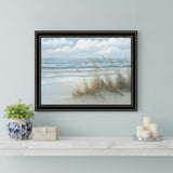 Sea Oats Black Framed Print Wall Art
