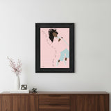 Dance Your Heart Out Black Framed Print Wall Art
