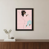 Dance Your Heart Out Black Framed Print Wall Art