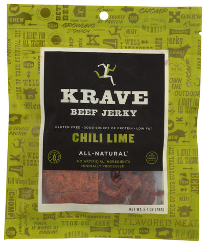 KRAVE BEEF JERKY CHILI ( 8 X 2.7 OZ   )
