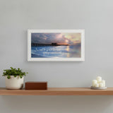Rest of My Sunsets White Framed Print Wall Art