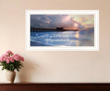 Rest of My Sunsets White Framed Print Wall Art
