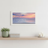 Rest of My Sunsets White Framed Print Wall Art