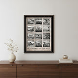 Old Friends Cars Are The Best Black Framed Print Wall Art