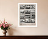 Old Friends Cars Are The Best White Framed Print Wall Art