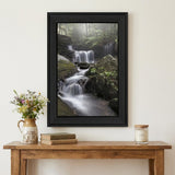 Ricketts Waterfall Black Framed Wall Art