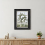 Spring Farm View Black Framed Print Wall Art