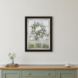 Spring Farm View Black Framed Print Wall Art