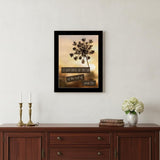 The First Day Black Framed Print Wall Art