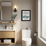 Toilet Paper Co Black Framed Print Bathroom Wall Art