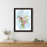 Flourish Black Framed Print Wall Art