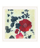 Japanese Blossoms White Framed Print Wall Art