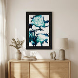 Ocean Living Black Framed Print Wall Art