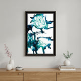 Ocean Living Black Framed Print Wall Art