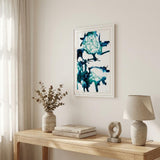 Ocean Living White Framed Print Wall Art