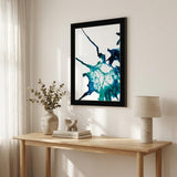 Ocean Living Black Framed Print Wall Art