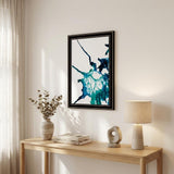 Ocean Living Black Framed Print Wall Art