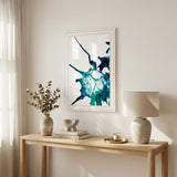 Ocean Living White Framed Print Wall Art