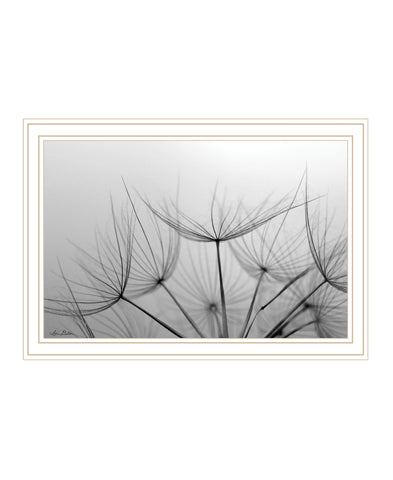 Love is a Delicate Flower White Framed Print Wall Art