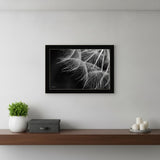 Delicate Beauty Black Framed Print Wall Art
