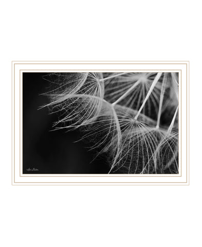 Delicate Beauty White Framed Print Wall Art