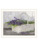 My Lavender White Framed Print Wall Art