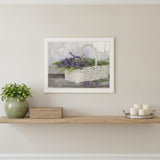 My Lavender White Framed Print Wall Art