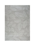 7' X 10' Beige and Ivory Floral Distressed Area Rug