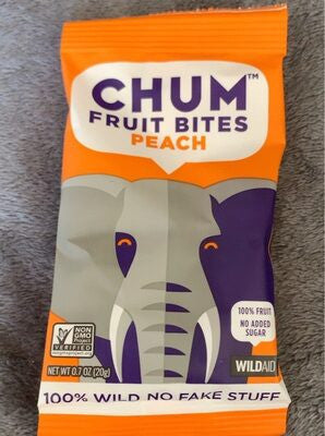 CHUM FRUIT BITES PEACH ( 12 X 0.7 OZ   )