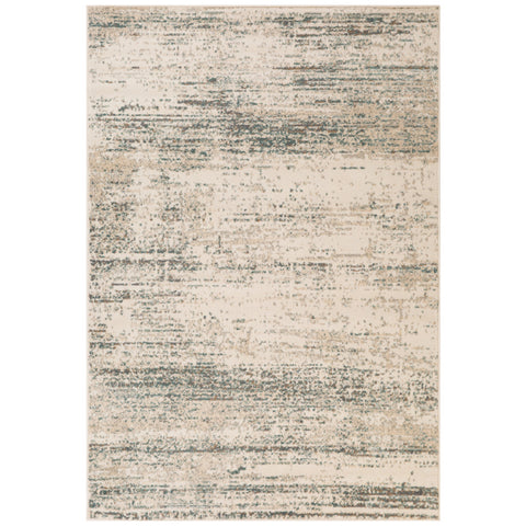 5' X 8' Ivory And Gray Abstract Area Rug