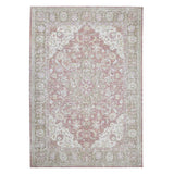 5' X 8' Sage And Gray Medallion Area Rug