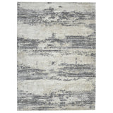 2' X 3' Ivory Beige And Gray Abstract Area Rug