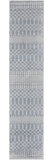 8' Blue Moroccan Runner Rug