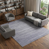 9' X 12' Gray Distressed Washable Area Rug