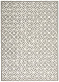 4' X 6' Gray and Ivory Geometric Hand Tufted Area Rug