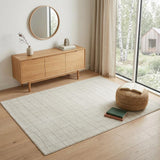 4' X 6' Gray And Ivory Abstract Area Rug