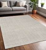 5' X 7' Gray Abstract Area Rug
