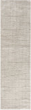 8' Beige And Gray Abstract Runner Rug