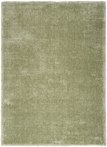 5' X 7' Green Shag Area Rug