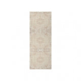 8' X 10' Salmon Green And Peach Geometric Washable Indoor Outdoor Area Rug