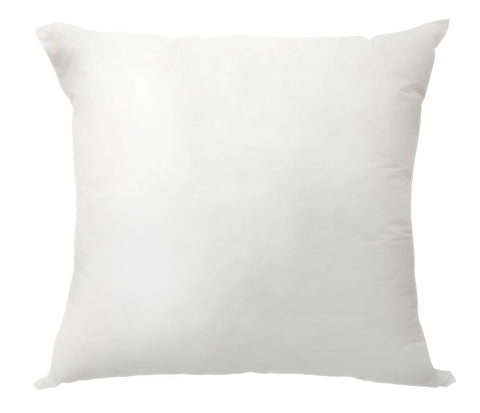 22" White Down Throw Pillow Insert