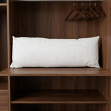 14" X 28" White Lumbar Throw Pillow Insert