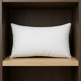 16" X 24" White Lumbar Throw Pillow Insert
